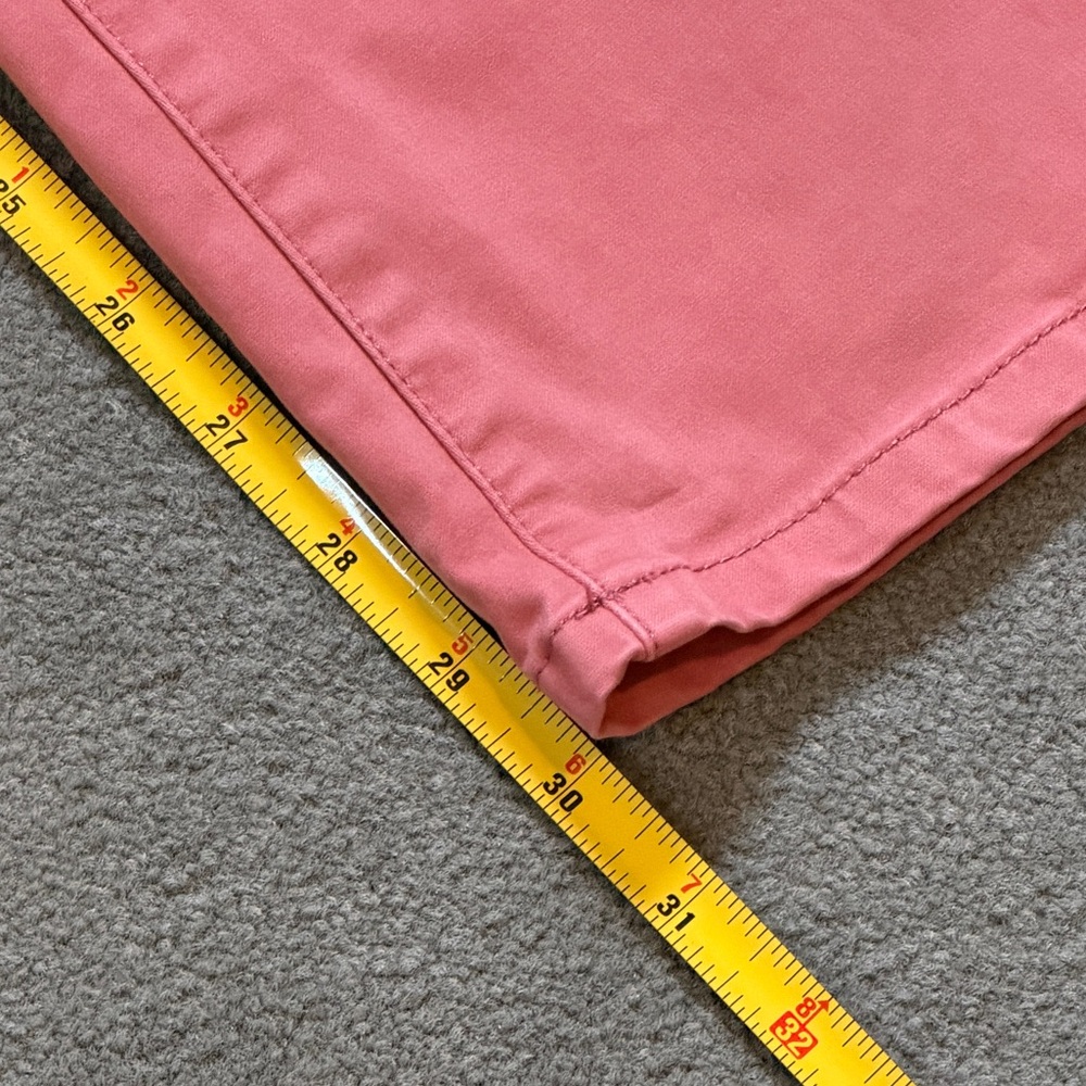 7 Diamonds Clifton Slim Straight 5 Pocket Chino Pant - 34x32 - Dusty Pink - EUC - Picture 9 of 9
